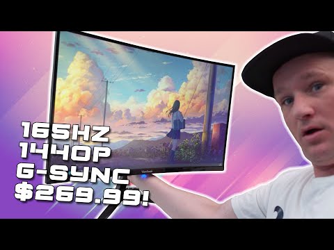 Curved WQHD Gaming Monitor ViewSonic VX2718-2KPC-MHD 27" 165Hz 1ms Gekrümmt LED QHD VA