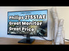 Load and play video in Gallery viewer, WQHD Monitor Philips 275S1AE 27&quot; IPS LED LCD Flicker free