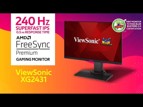 Full HD Gaming Monitor ViewSonic XG2431 23.8" 240Hz 1ms IPS LED AMD FreeSync