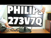 Load and play video in Gallery viewer, Full HD Monitor Philips 273V7QDSB 27&quot; FHD IPS HDMI