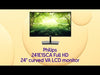 Load and play video in Gallery viewer, Monitor Philips 241E1SCA/00 FHD LCD 23.6&quot; LED VA LCD Flicker free 50-60 Hz