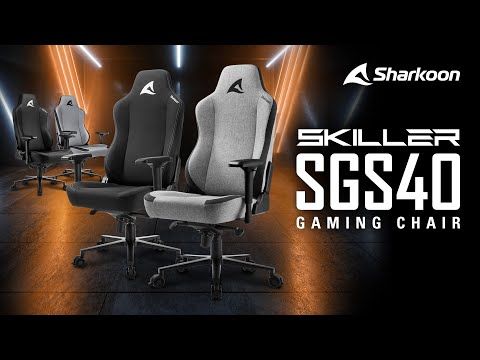 Gaming Stuhl Sharkoon Skiller SGS40 Fabric Grau oder Schwarz