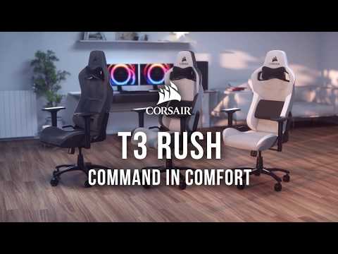 Gaming chair Corsair T3 Rush grey/white