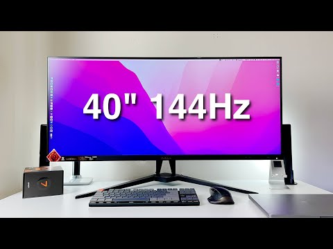 UWQHD Monitor AOC AG405UXC 40" 144Hz IPS LCD Flicker free