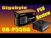 Load and play video in Gallery viewer, 550 watt PC power supply Gigabyte P550B 550W 80 Plus Bronze