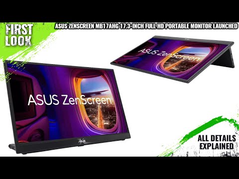 Portabler Full HD Monitor Asus ZenScreen MB17AHG 17.3" 144Hz LED IPS Flicker free