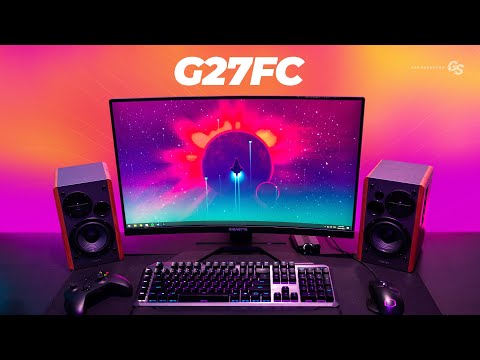 Curved Full HD Gaming Monitor Gigabyte G27FC A 27" 1ms 165Hz IPS FHD Gekrümmt