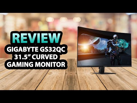 Curved WQHD Gaming Monitor Gigabyte GS32QC 32" 165Hz 5ms Gekrümmt