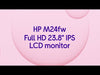 Laden und spielen Sie das Video im Galerie-Viewer ab, Full HD Monitor HP M24fw 23.8&quot; Grau