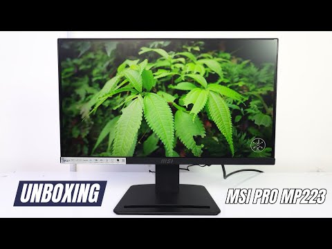 Full HD Monitor MSI Pro MP223 21.4" 100Hz 1ms