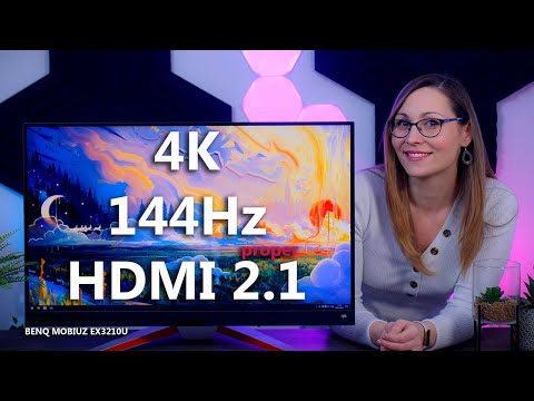 4K Ultra HD Monitor BenQ MOBIUZ EX3210U 32" 144Hz 1ms Weiß LED