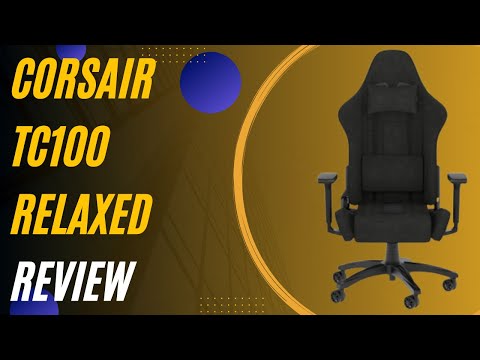 Gaming Stuhl Corsair TC100 Relaxed Kunstleder schwarz