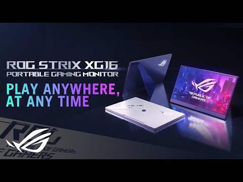 Portable Full HD Monitor Asus ROG Strix XG16AHP-W 15.6" White 144Hz 3ms