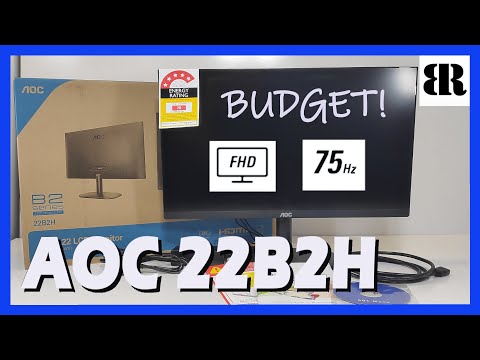 Monitor AOC 22B2H/EU 21.5" WLED LED VA Flicker free 75 Hz 50-60 Hz