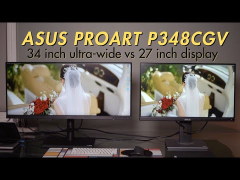 Monitor Asus PA348CGV 34" LED IPS HDR10 Flicker free 50-60 Hz