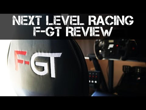 Gaming chair for racing games with steering wheel mount and pedal mount Next Level Racing F-GT Formula and GT Simulator Cockpit