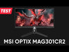 Load and play video in Gallery viewer, Curved UWFHD Gaming Monitor MSI Optix MAG301CR2 30&quot; 200Hz 1ms Gekrümmt