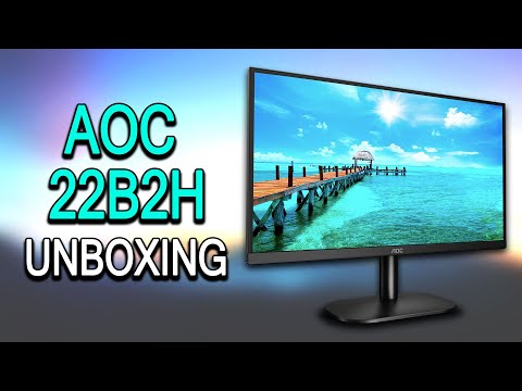 Monitor AOC 22B2H/EU 21.5" WLED LED VA Flicker free 75 Hz 50-60 Hz