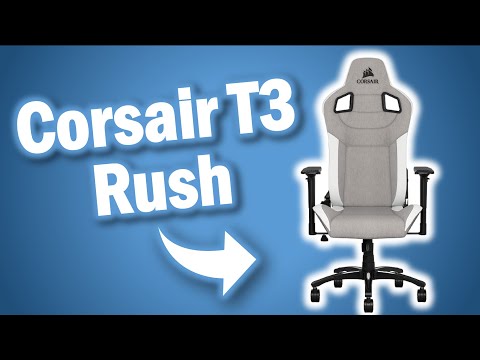 Gaming chair Corsair T3 Rush grey/white