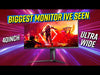 Load and play video in Gallery viewer, UWQHD Monitor AOC AG405UXC 40&quot; 144Hz IPS LCD Flicker free