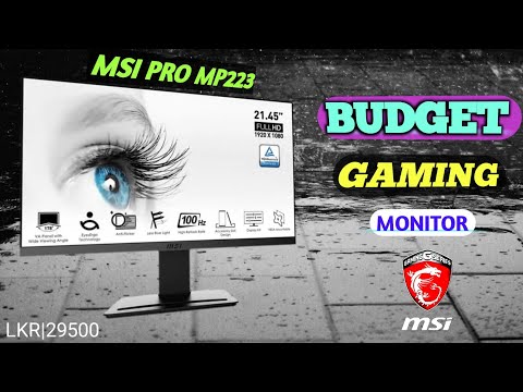 Full HD Monitor MSI Pro MP223 21.4" 100Hz 1ms