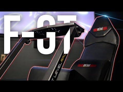 Gaming Stuhl für Rennspiele mit Lenkradhalterung und Pedalhalterung Next Level Racing F-GT Formula and GT Simulator Cockpit