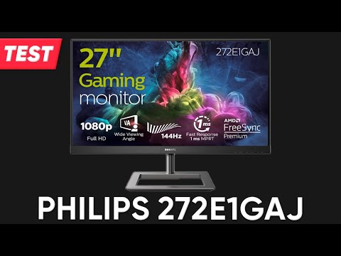 Full HD Monitor Philips 272E1GAJ 27" 1ms 144Hz LED VA LCD Flicker free