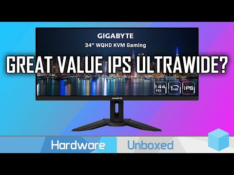 WQHD Monitor Gigabyte M34WQ 34" 144Hz 1ms LCD