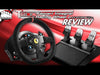 Load and play video in Gallery viewer, PC steering wheel with pedals Thrustmaster T300 Ferrari Integral Racing Wheel Alcantara Edition