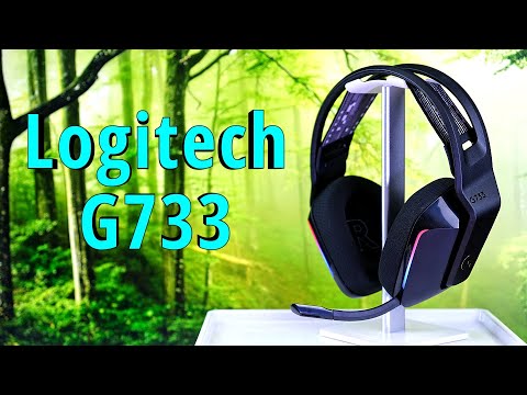 Wireless gaming headset with microphone Logitech G733 blue