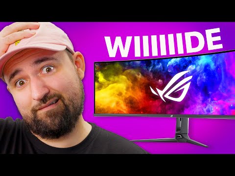 Curved DQHD Monitor Asus ROG Swift OLED PG49WCD 49" 144Hz 0.03ms Curved