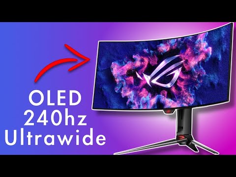 Curved UWQHD Gaming Monitor Asus ROG Swift PG34WCDM 34" 240Hz 0.03ms Gekrümmt