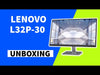 Load and play video in Gallery viewer, 4K Ultra HD Monitor Lenovo L32p-30 32&quot;