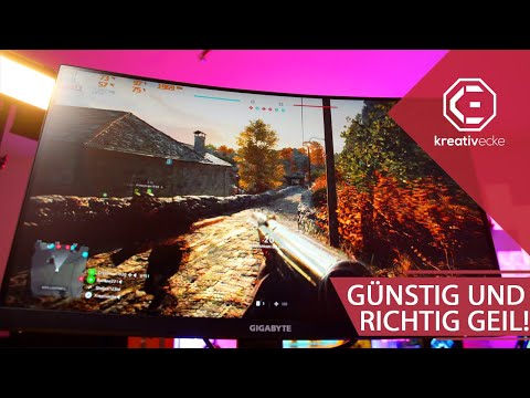 Curved Full HD Gaming Monitor Gigabyte G27FC A 27" 1ms 165Hz IPS FHD Curved