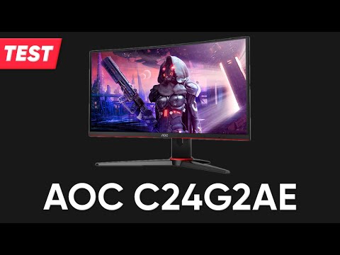 Curved Full HD Gaming Monitor AOC C24G2AE/BK 23,6" 1ms 165Hz FHD WLED Gekrümmt