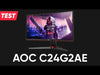 Laden und spielen Sie das Video im Galerie-Viewer ab, Curved Full HD Gaming Monitor AOC C24G2AE/BK 23,6&quot; 1ms 165Hz FHD WLED Gekrümmt