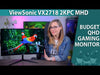 Laden und spielen Sie das Video im Galerie-Viewer ab, Curved WQHD Gaming Monitor Viewsonic VX2718-PC-MHD 27&quot; 165Hz 1ms Gekrümmt