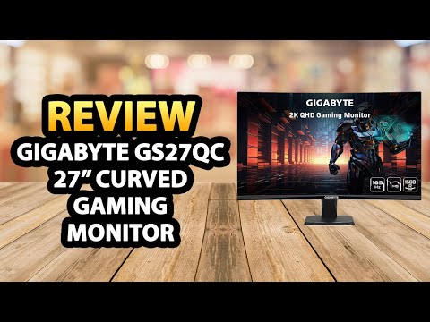 WQHD Gaming Monitor Gigabyte GS27QC 27" 165Hz LED Curved