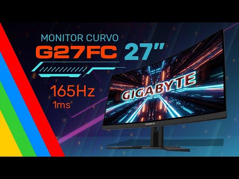 Curved Full HD Gaming Monitor Gigabyte G27FC A 27" 1ms 165Hz IPS FHD Curved