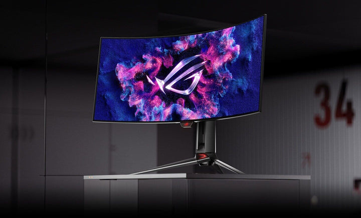 Curved UWQHD Gaming Monitor Asus ROG Swift PG34WCDM 34" 240Hz 0.03ms Gekrümmt