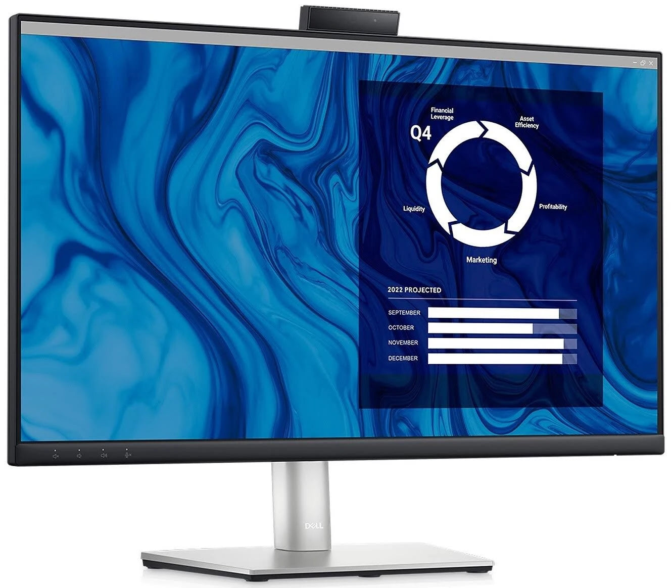 Full HD monitor with webcam Dell C2423H 23.8"