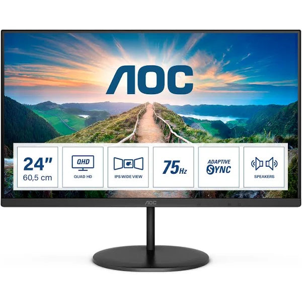 WQHD Monitor AOC Q24V4EA 23,8" LED