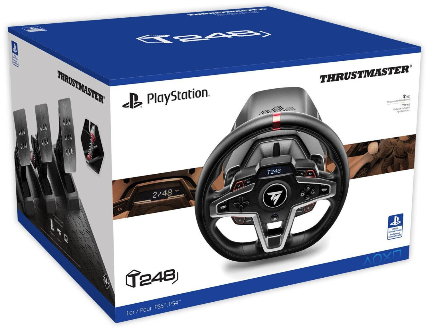 PC Lenkrad mit Pedalen Thrustmaster T248 PC/PS4/PS5