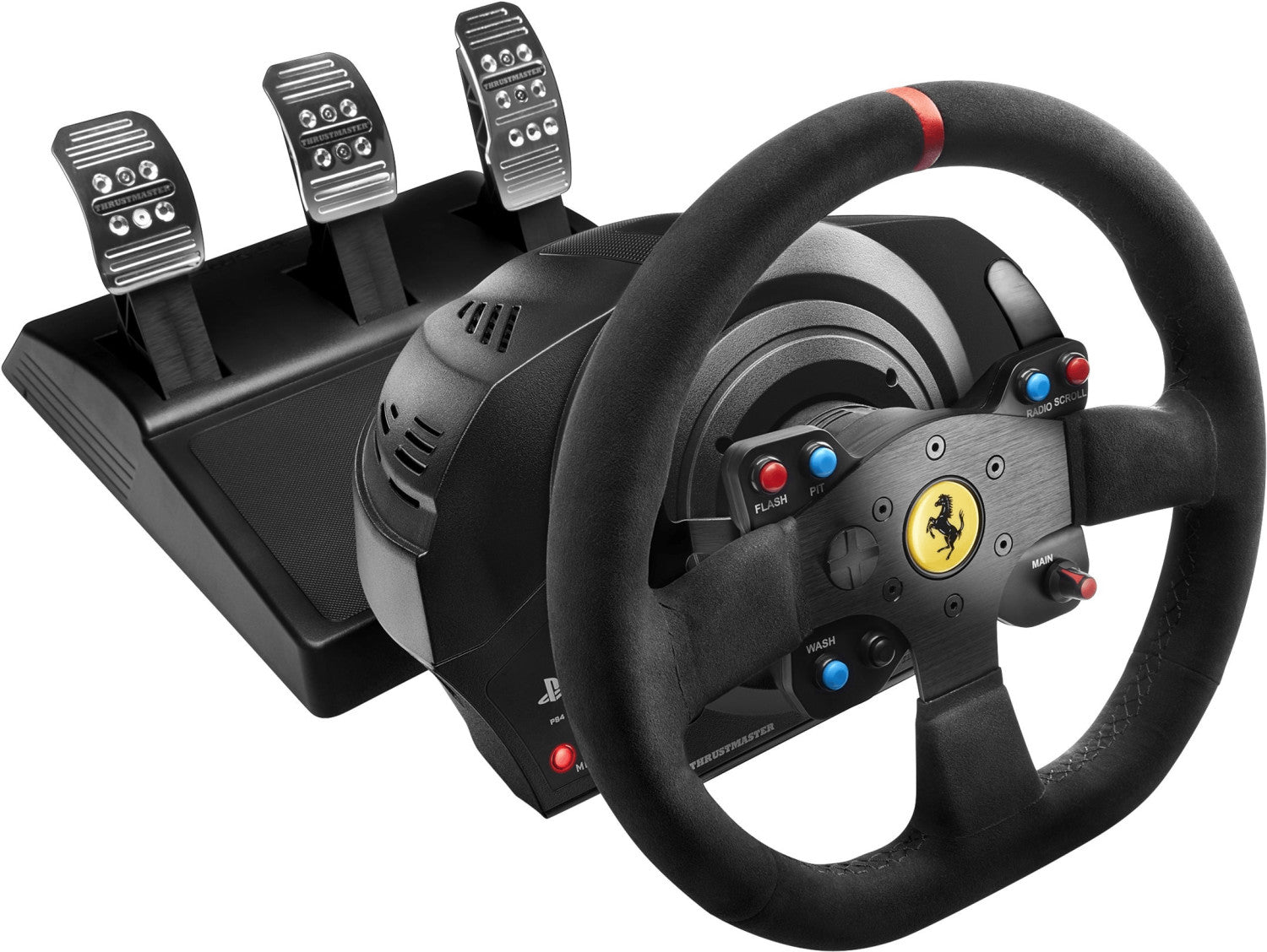 PC Lenkrad mit Pedalen Thrustmaster T300 Ferrari Integral Racing Wheel Alcantara Edition