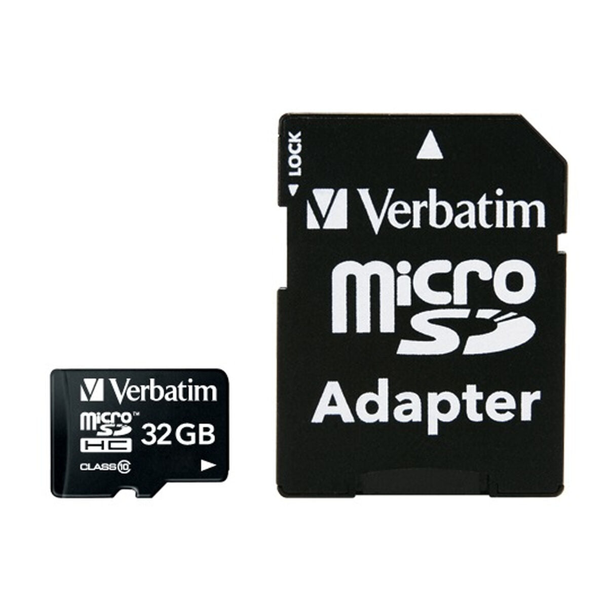 Micro SD memory card with adapter Verbatim 44083