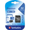 Micro SD memory card with adapter Verbatim 44083