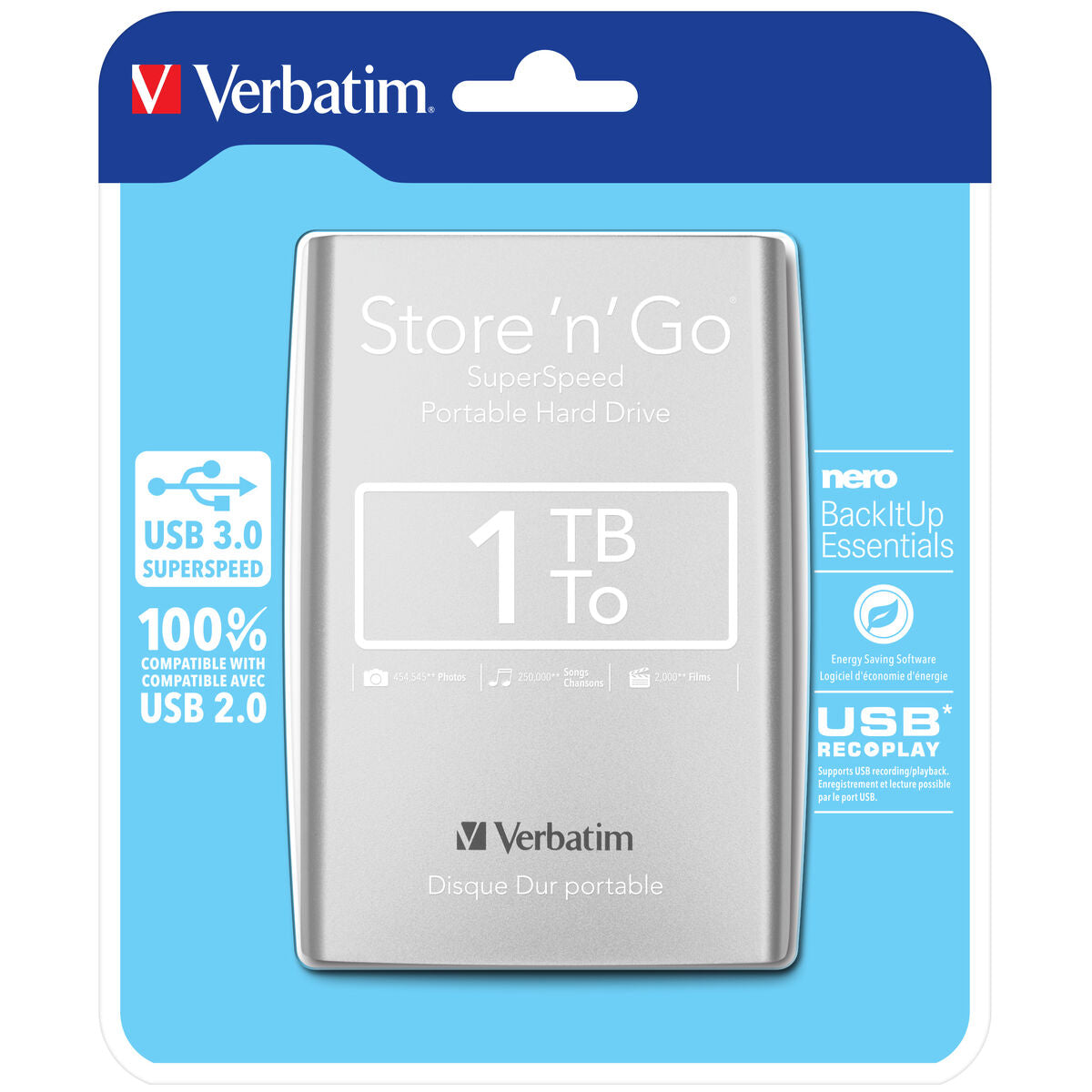 Externe Festplatte Verbatim 53071 1 TB HDD