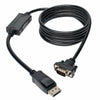 DisplayPort to VGA Adapter Eaton 1.8m Black