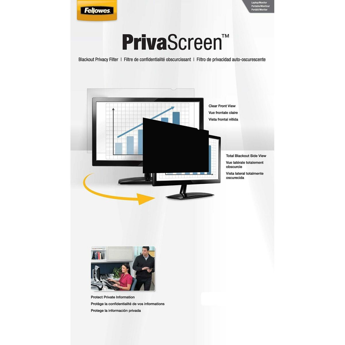 Privacy Monitoring Filter Fellowes PrivaScreen 12.5"