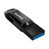 USB Pendrive SanDisk SDDDC3-128G-G46 Black Black/Silver 128GB